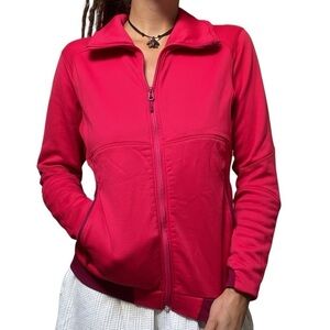 Arc'teryx Hot Pink Full Zip Fleece Lined Midweight Warm Hiking Jacket Women’s M